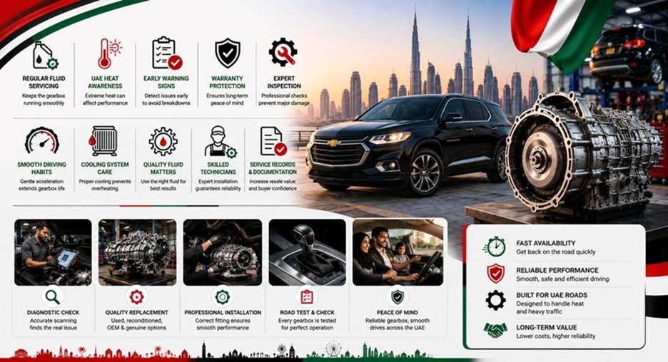 Chevrolet Traverse Gearboxes in UAE