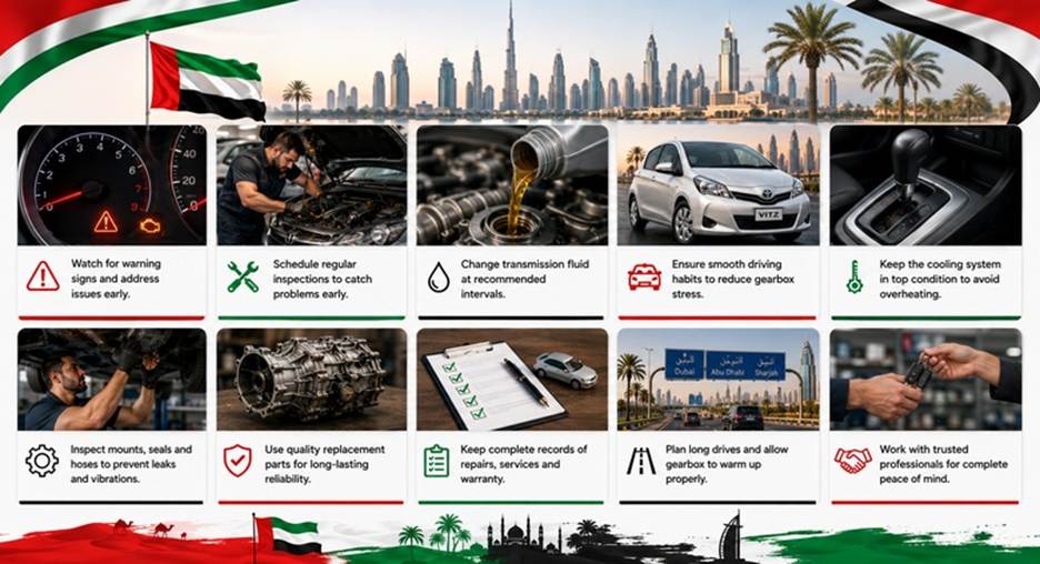 Toyota Vitz Gearboxes in UAE