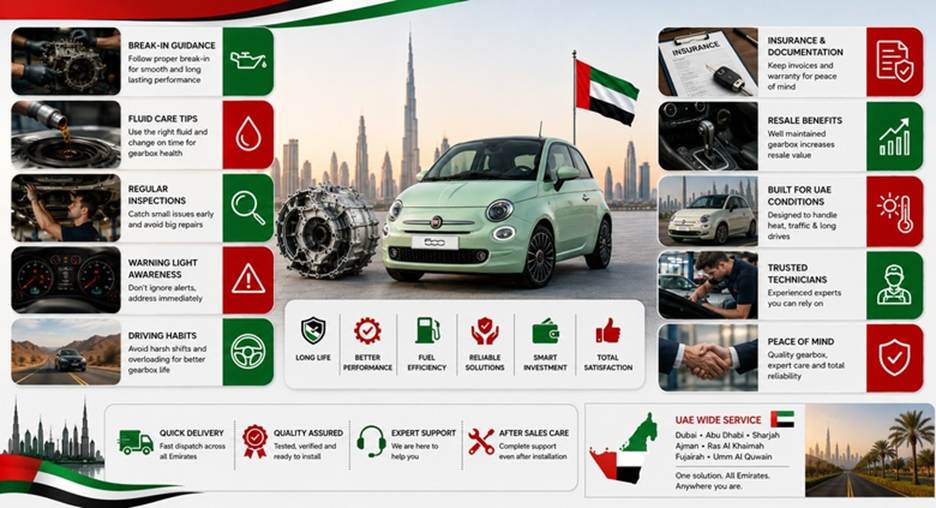 Fiat 500 Gearboxes in UAE
