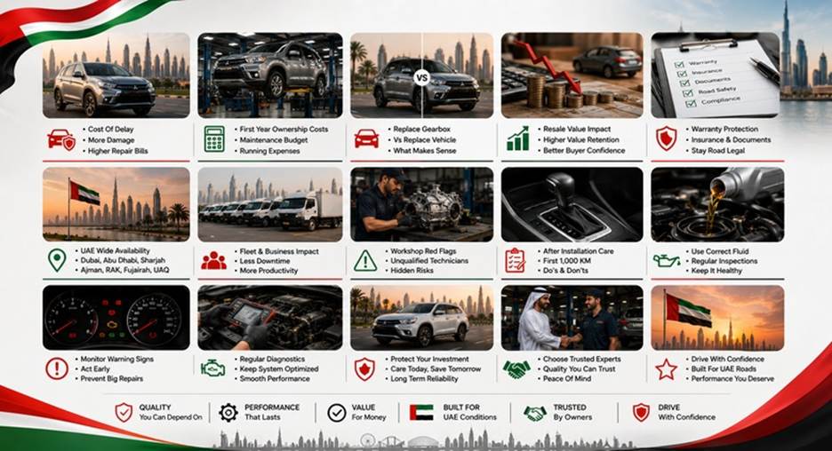 Mitsubishi RVR Gearboxes in UAE