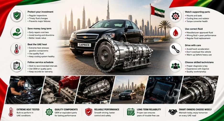 Chevrolet Caprice Gearboxes in UAE