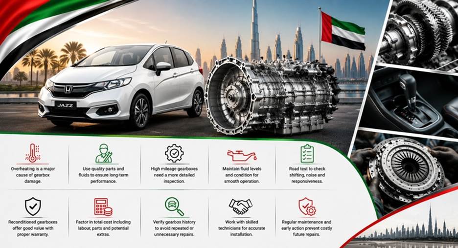 Honda Jazz Gearboxes in UAE