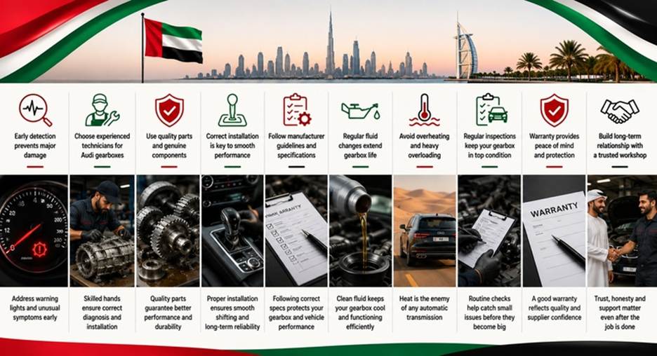 Audi A8 Gearboxes in UAE