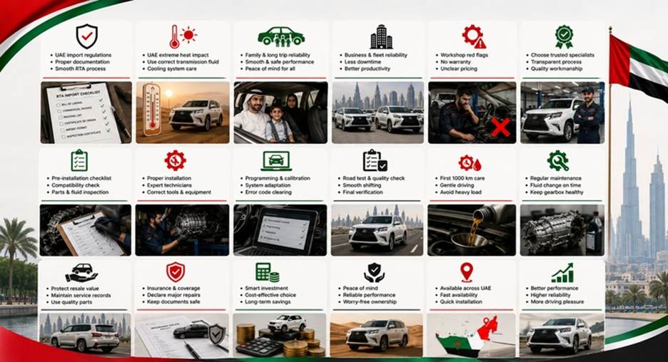 Lexus GX460 Gearboxes for Sale in UAE