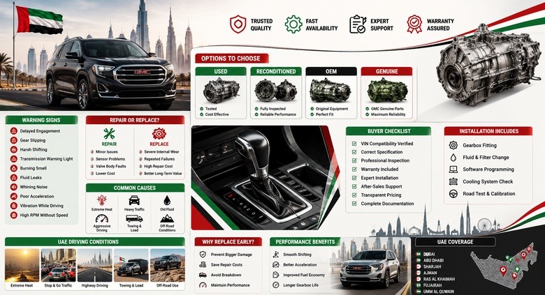 GMC Terrain Gearboxes in UAE