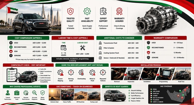 Terrain Replacement Gearboxes in UAE