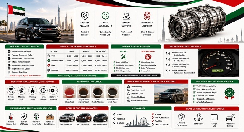 GMC Terrain Replacement Gearboxes Solutions