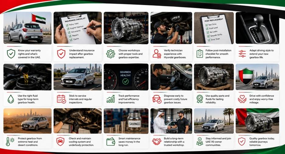 Hyundai i10 Gearboxes in UAE