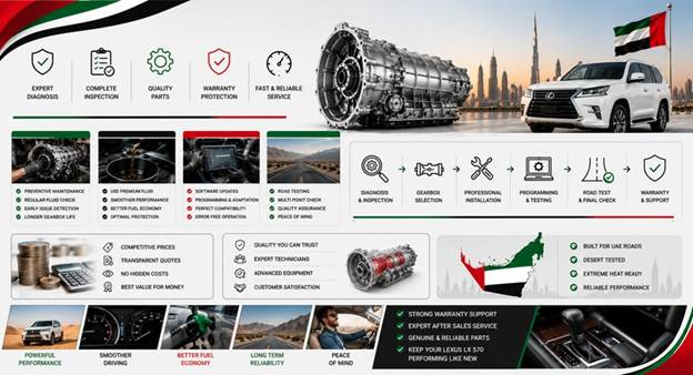 Lexus LX 570 Gearboxes in UAE