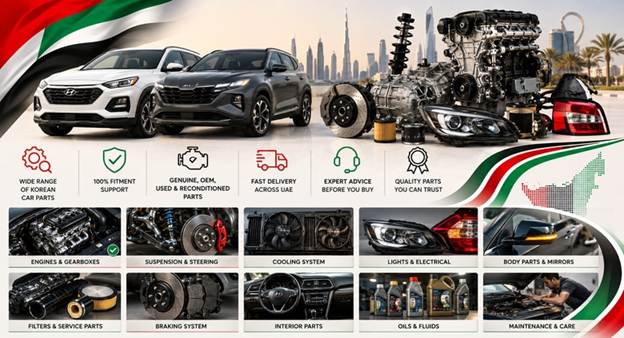 Parts for Korean Cars in UAE