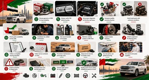 SUV/4x4 Car Spare Parts UAE