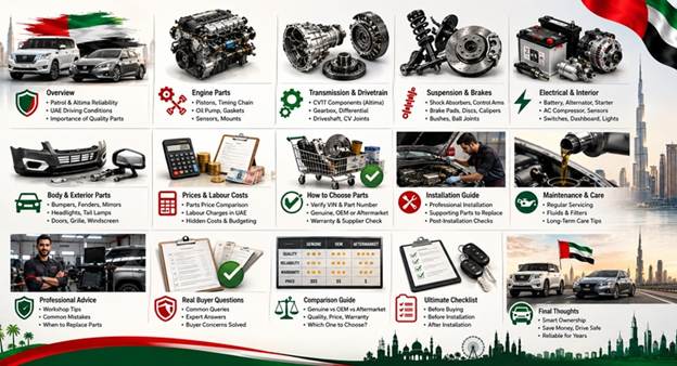 Used Nissan Spare Parts UAE