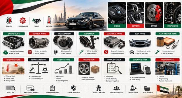 Used BMW Spare Parts UAE