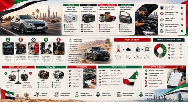New BMW Spare Parts UAE