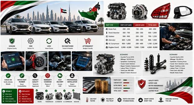 New Hyundai Spare Parts UAE