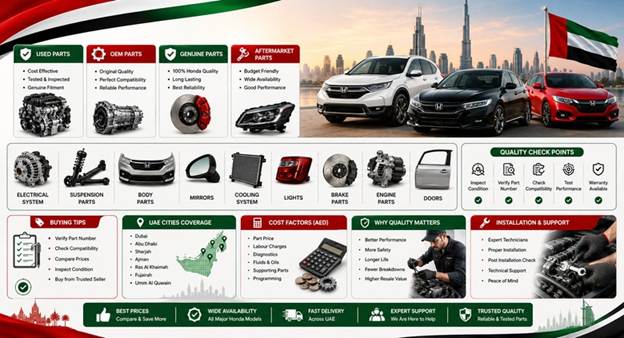 Used Honda Spare Parts UAE