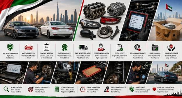 New Honda Spare Parts UAE