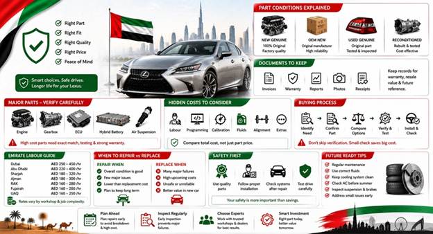 Aftermarket Lexus Spare Parts UAE