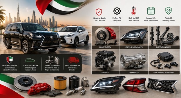Used Lexus Spare Parts UAE