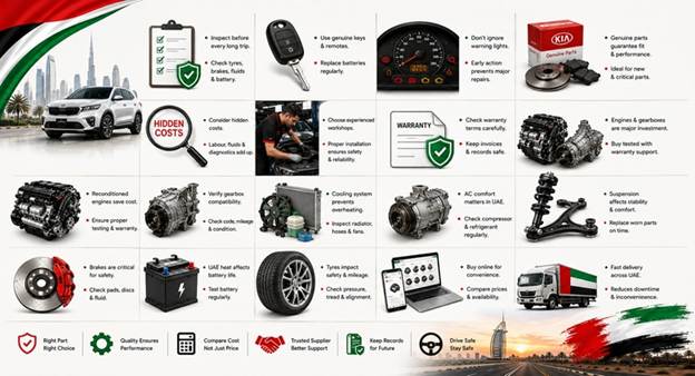 Used Kia Spare Parts UAE