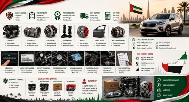Used Kia Spare Parts UAE