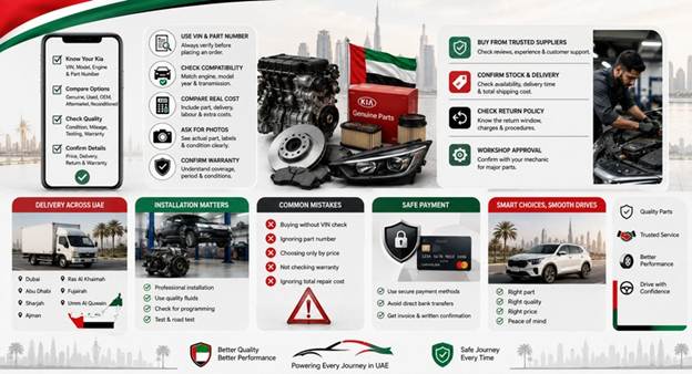 Used Kia Spare Parts UAE