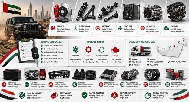 New Jeep Spare Parts UAE