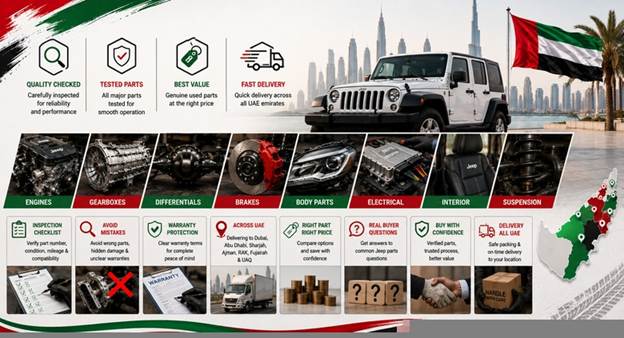 Used Jeep Spare Parts UAE