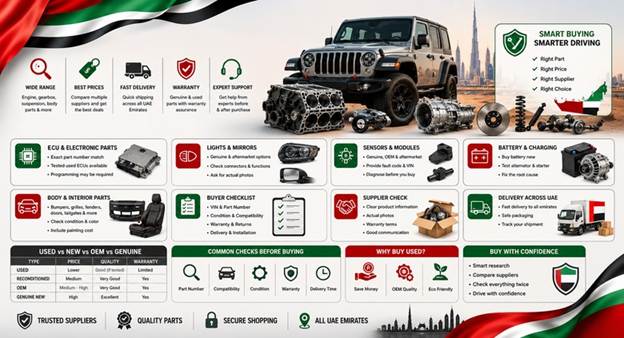 Used Jeep Spare Parts UAE