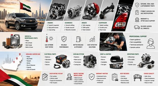 Used Chevrolet Spare Parts UAE
