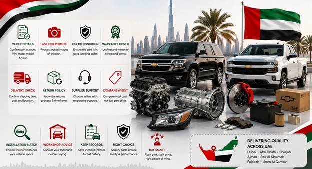 Used Chevrolet Spare Parts UAE