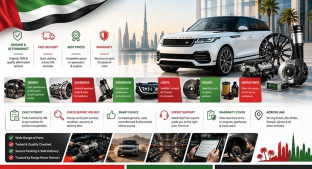 Used Range Rover Spare Parts UAE