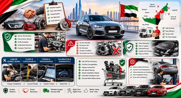 Used Audi Spare Parts UAE