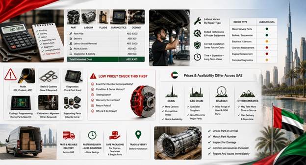 Used Audi Spare Parts UAE