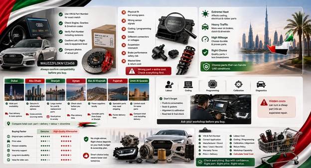 Used Audi Spare Parts UAE