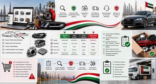 New Audi Spare Parts UAE
