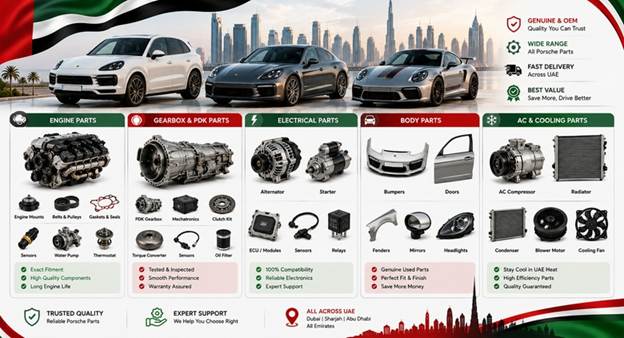 Used Porsche Spare Parts UAE