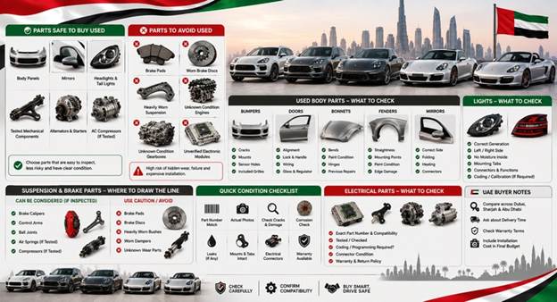 Used Porsche Spare Parts UAE
