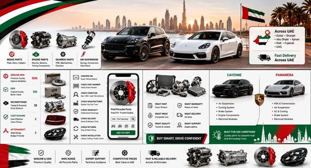 Used Porsche Spare Parts UAE