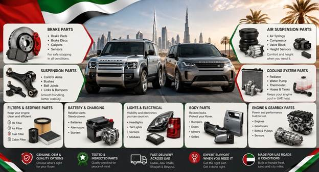 Used Land Rover Spare Parts UAE