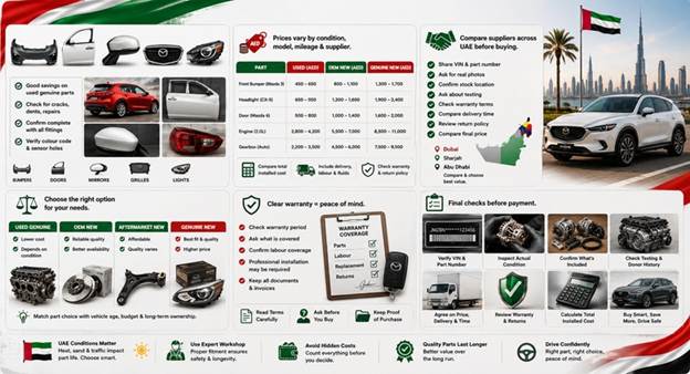 Used Mazda Spare Parts UAE