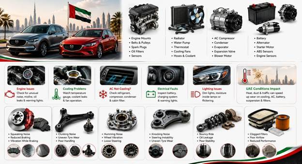 Used Mazda Spare Parts UAE