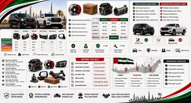 Aftermarket GMC Spare Parts UAE