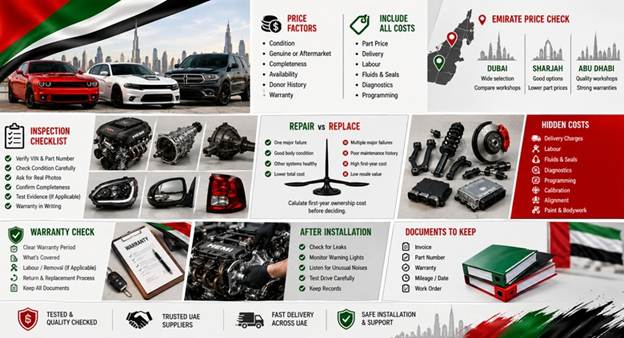 New Dodge Spare Parts UAE