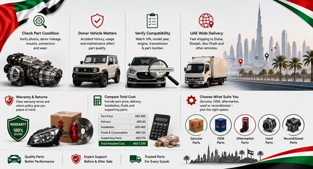 Used Suzuki Spare Parts UAE