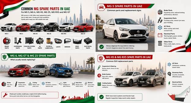 Used MG Spare Parts UAE