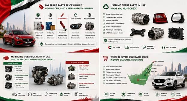 New MG Spare Parts UAE