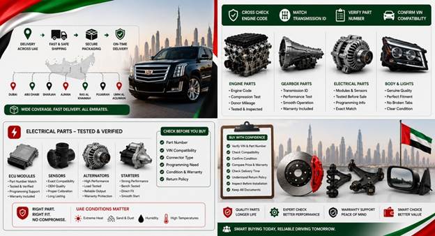 Used Cadillac Spare Parts UAE