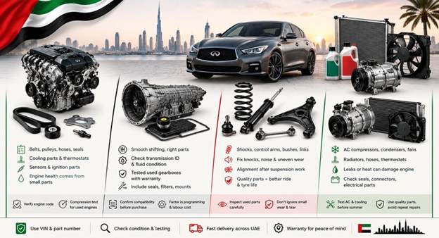Used Infiniti Spare Parts UAE