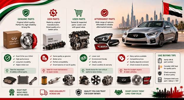 Used Infiniti Spare Parts UAE